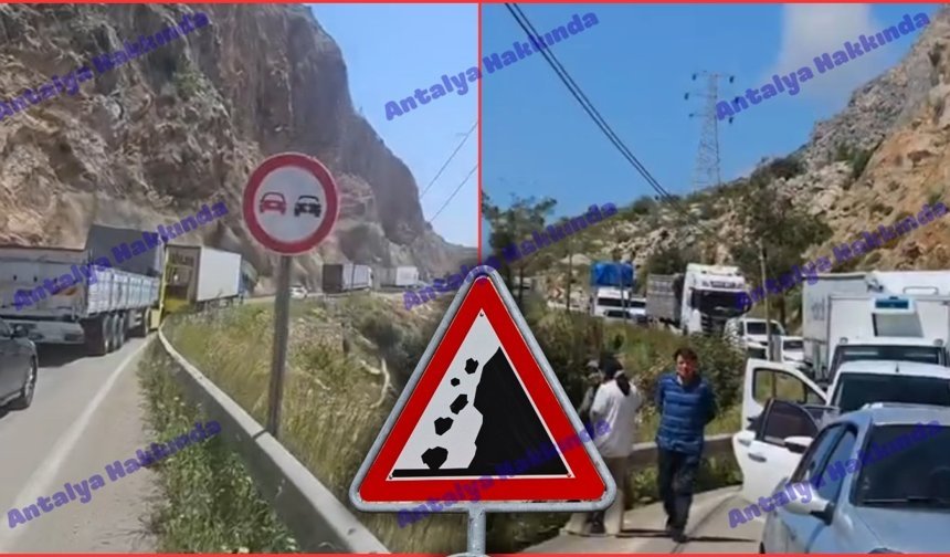 Antalya-Mersin yolunda kilometrelerce araç kuyruğu oluştu!