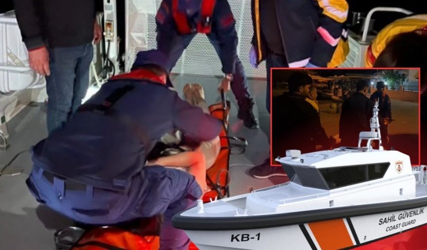 Antalya'da hastaya sahil güvenlik botuyla yetiştiler!