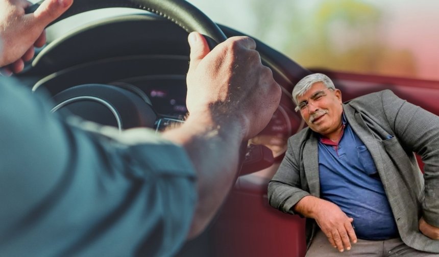 Antalya'da direksiyon başında kalp krizi geçirdi!