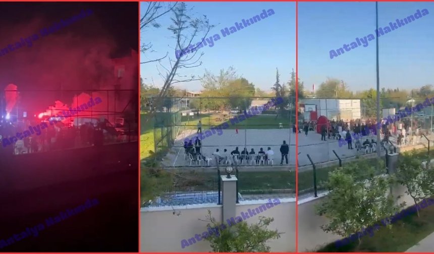 Antalya’da basketbol sahasında izinsiz düğün: Mahalleli isyan etti!