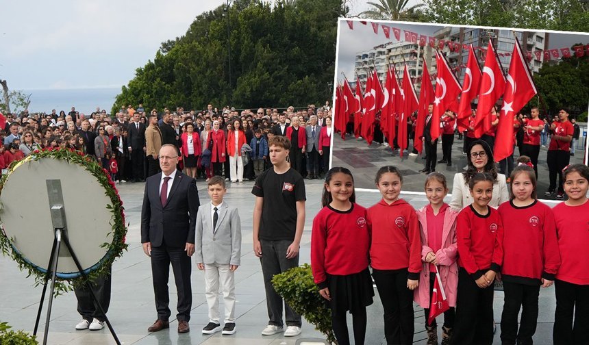 Antalya'da 23 Nisan coşkusu