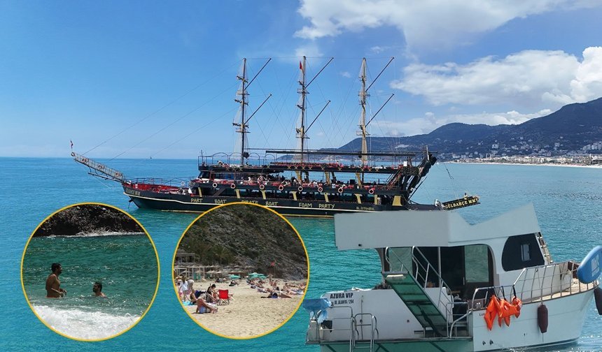 Alanya'da sıcaklık 21 dereceyi gösterdi: Sahiller hareketlendi