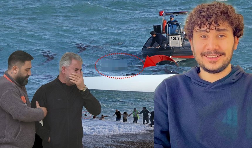 Antalya'da denizde boğulan gencin cenazesi gözyaşlarıyla teslim alındı