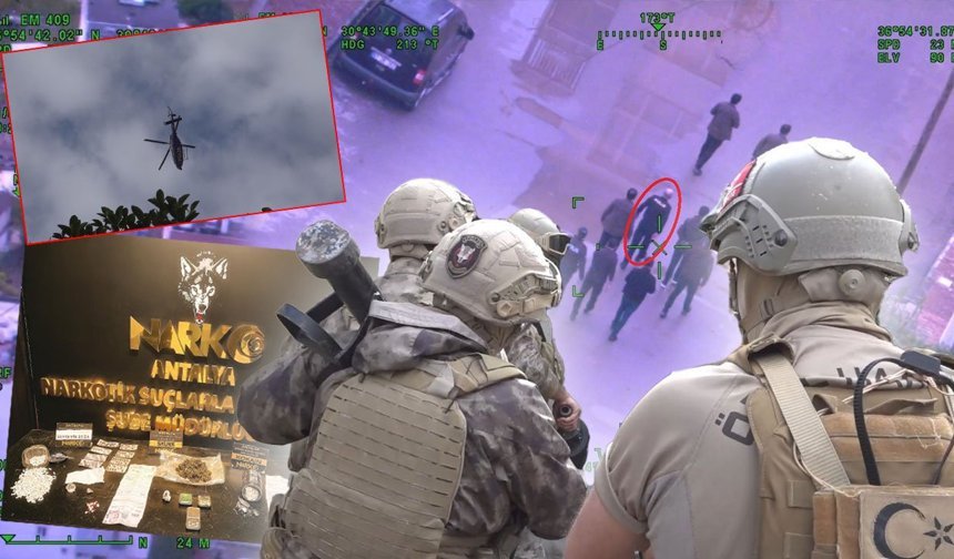 Antalya’da dev operasyonu Zaimoğlu sahadan yönetti: 22 şüpheli tutuklandı