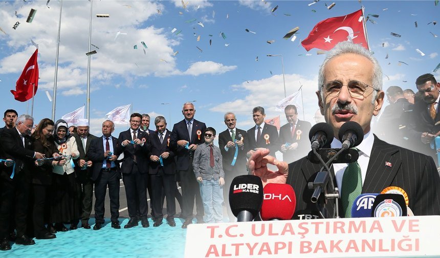 Antalya'da Altınkale Farklı Seviyeli Kavşağı törenle açıldı