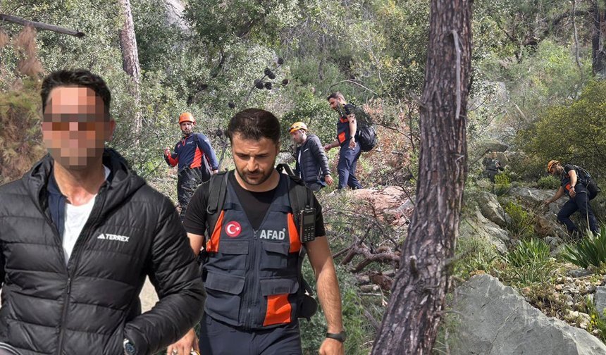 Antalya'da dağ yolunda kayboldu: İletişim kesilince dronla bulundu!