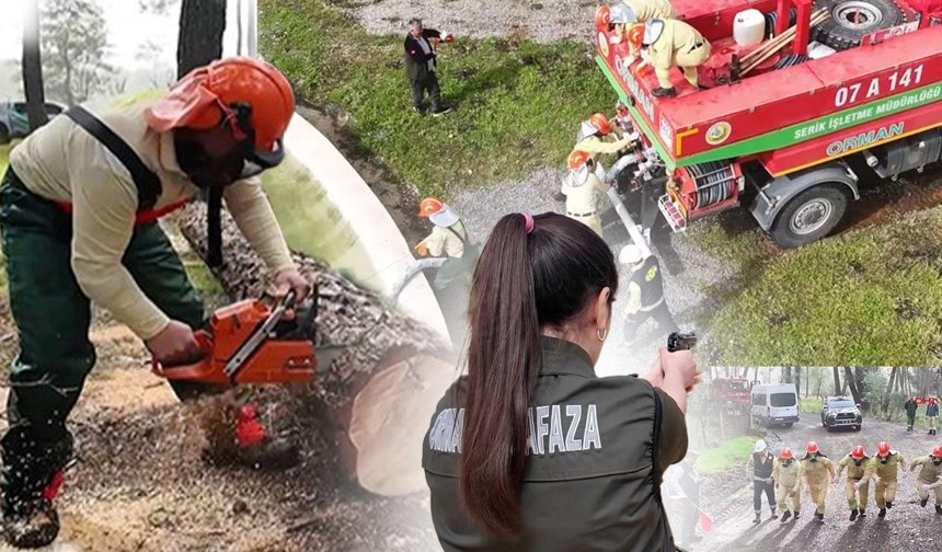 Antalya’da ilk kez düzenlendi: Ormancılar kıyasıya yarıştı