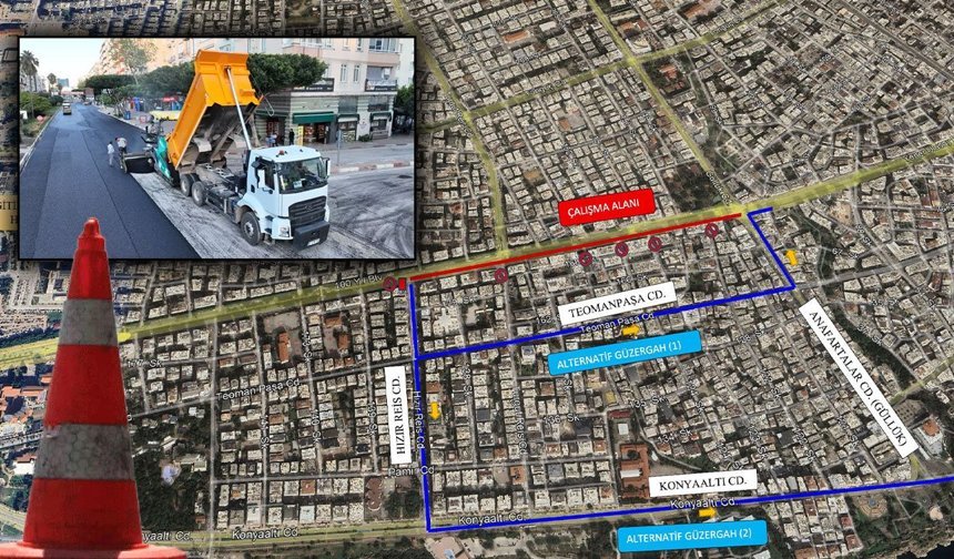 Antalya'da 5. etap asfalt çalışması tamamlandı: O yollar trafiğe açıldı