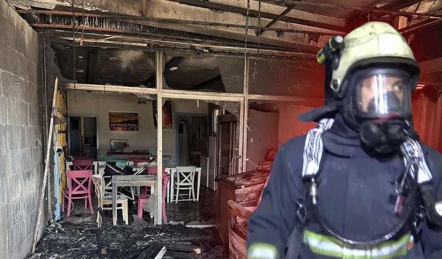 Antalya'da gece yarısı korkutan yangın: Balıkçı kül oldu, kasap zarar gördü