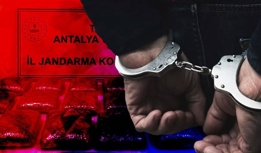 Antalya’da uyuşturucu sevkiyatına jandarma engeli: Şüpheli gözaltında!