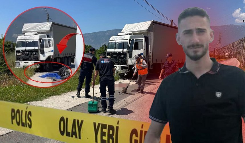 Antalya'da feci kaza: Kamyonla çarpışan motosiklet sürücüsü hayatını kaybetti