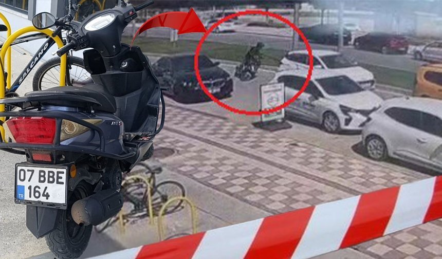 Antalya'da ani fren yapan motosiklet sürücüsü yaralandı!