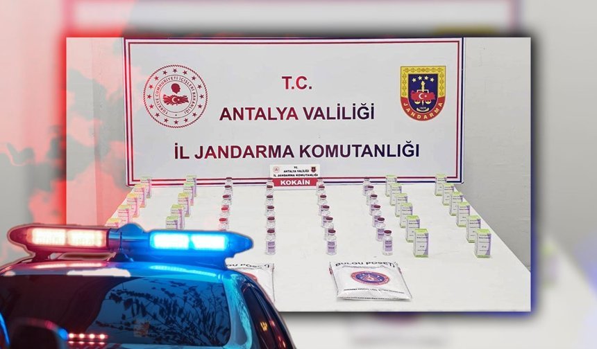 Antalya'da uyuşturucu operasyonu! Kilolarca kokain ele geçirildi