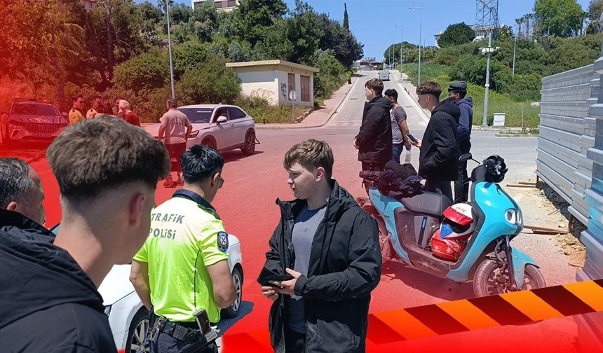 Antalya'da korkutan kaza: 1 kişi yaralandı