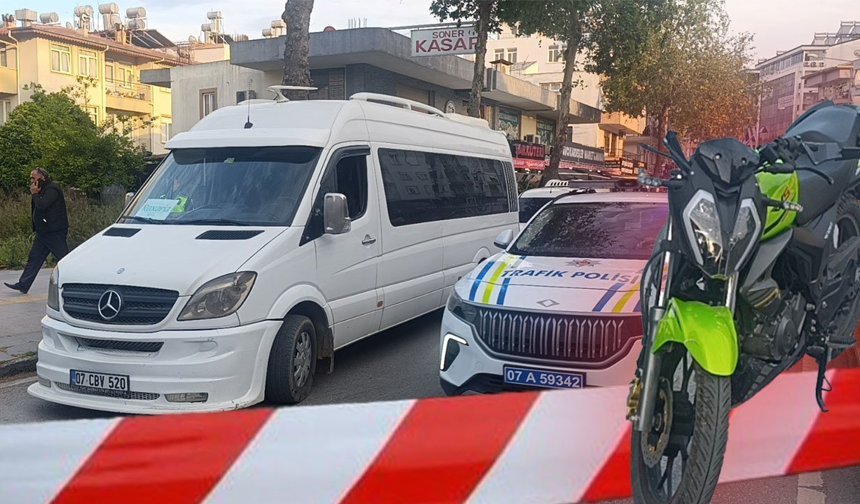 Antalya'da kaza: Motosiklet sürücüsü yaralandı