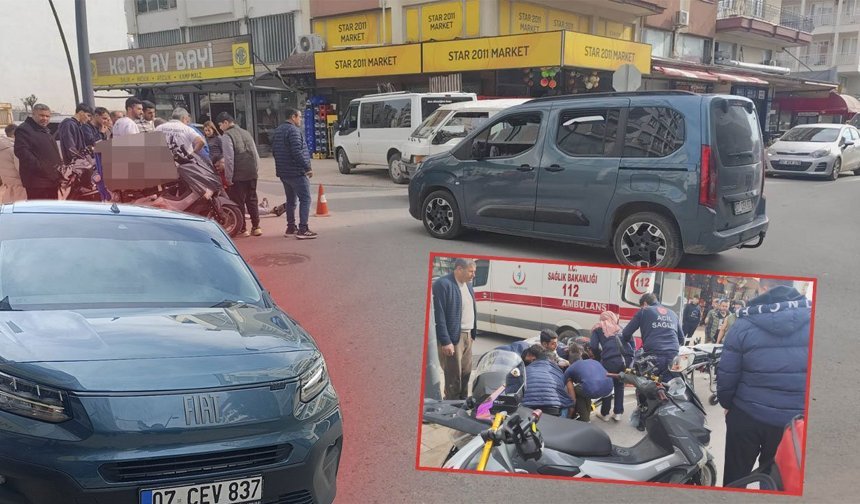 Antalya'da kaza sonrası tansiyon yükseldi: O anlar kameraya yansıdı