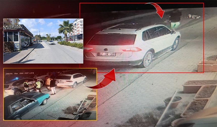 Antalya'da otomobil kapısına çarpan sürücü yaralandı!