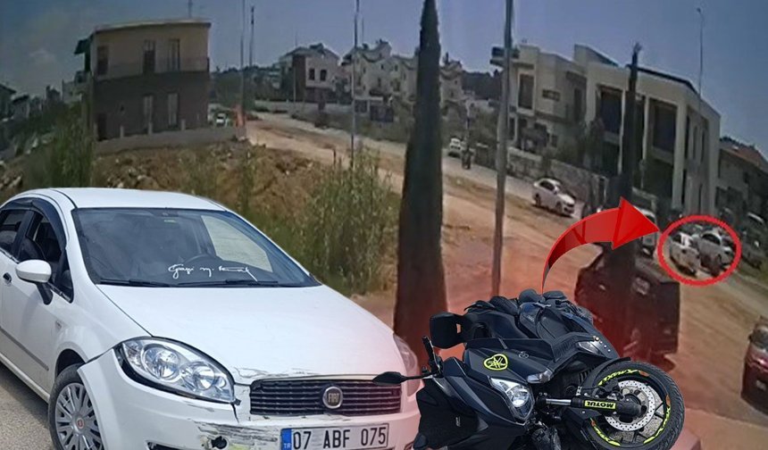 Antalya'da kazayı ucuz atlattı: Cezadan kaçamadı!