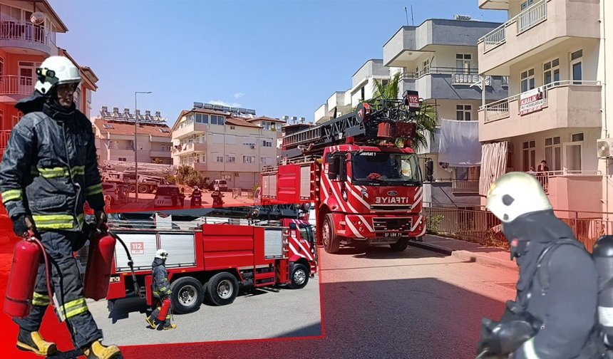 Antalya'da korkutan baca yangını: Ekipler seferber oldu!
