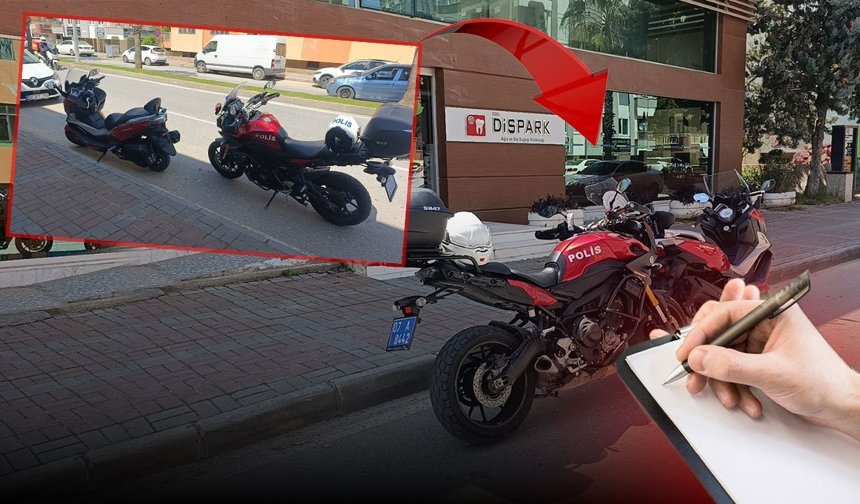 Antalya'da ‘Dur’ ihtarına uymayan motosikletliye rekor ceza!