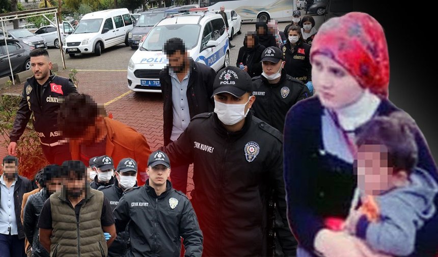 Antalya'da genç kadının ölümünde soruşturma derinleşti: Eşi dahil 10 şüpheli adliyede!