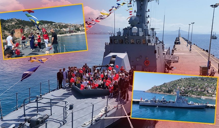 TCG BORA 23 Nisan'da Alanya'da ziyarete açıldı
