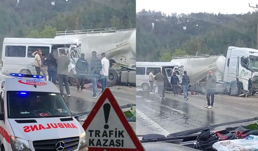 Antalya kara yolunda feci kaza: 7 ölü, 7 yaralı