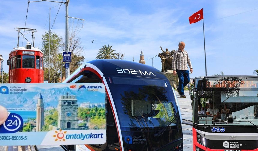 Antalya’da 1 Mayıs’ta ulaşım ücretsiz olacak!