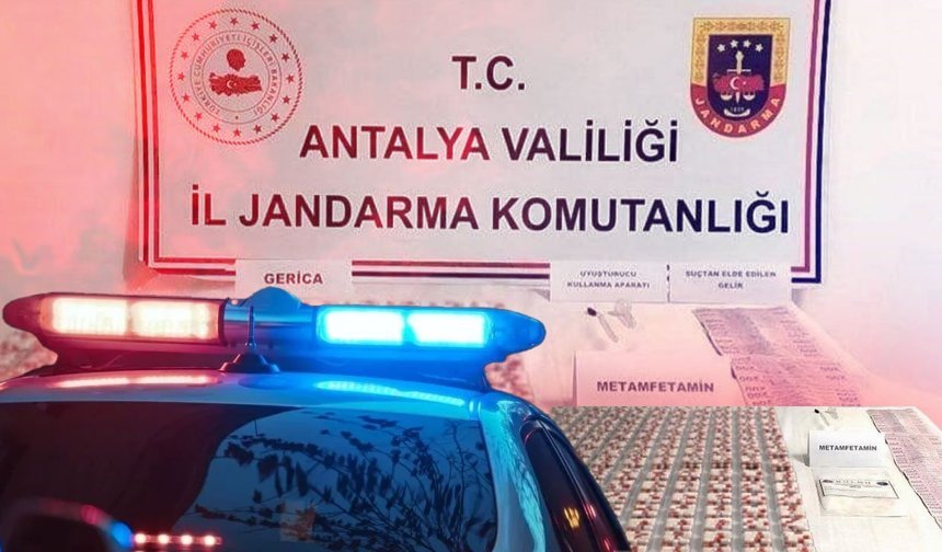 Antalya'da uyuşturucu operasyonu!