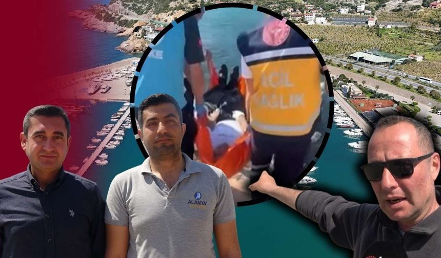 Antalya'da saniyelerle yarıştılar! Marinada kalp krizini balıkçılar fark etti