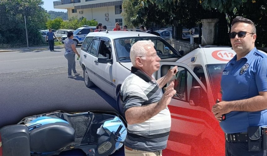 Antalya'da yasak tabelası kaza getirdi! Otomobil sürücüsünün savunması 'pes' dedirtti