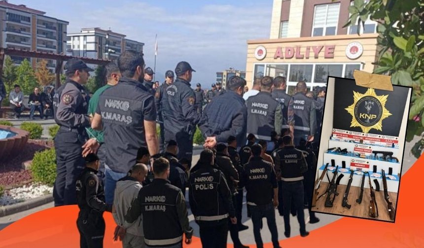 Antalya dahil 5 ilde narkotik operasyonu! 45 zehir taciri tutuklandı
