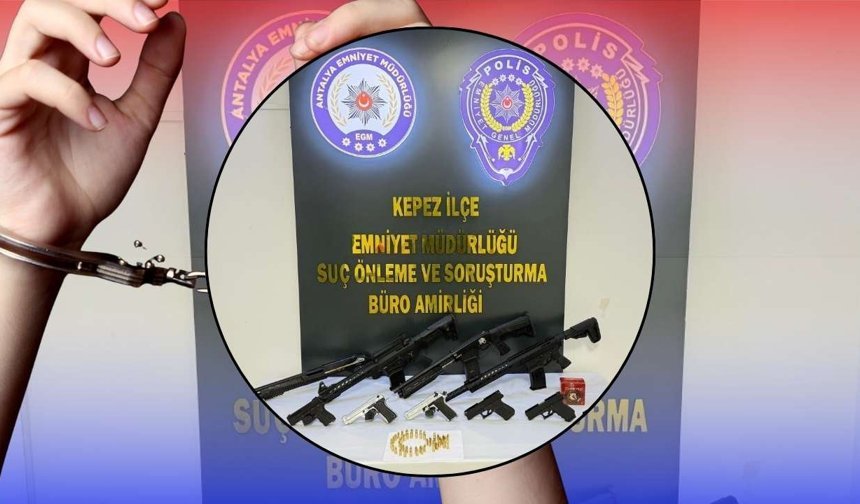 Antalya'da huzur operasyonu! 11 adrese baskın