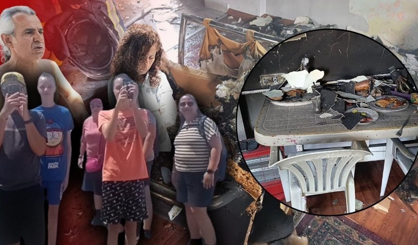 Antalya'da korkutan daire yangını! Turistler alışverişi bırakıp kayda geçti
