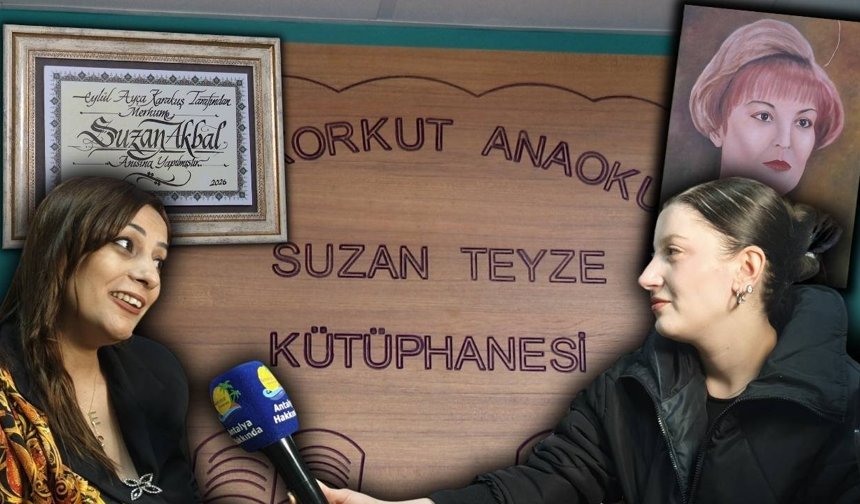 Annesinin adını mezar taşında değil, kütüphanede yaşatıyor