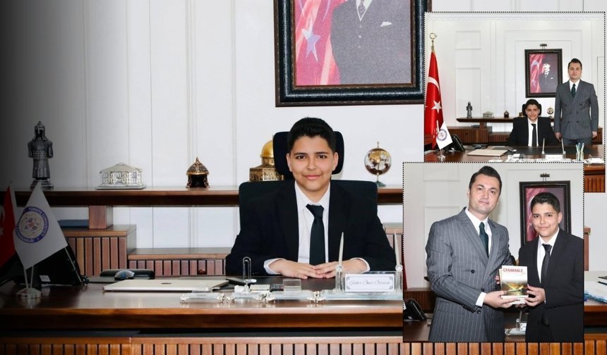 Şehit emaneti Cengizhan 23 Nisan’da kaymakamlık koltuğunda