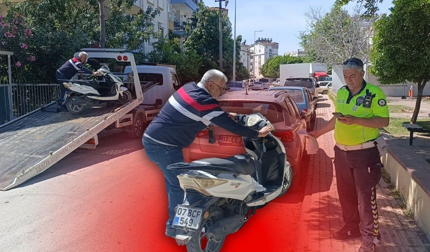 Antalya'da motosikletle akrobasi pahalıya patladı!