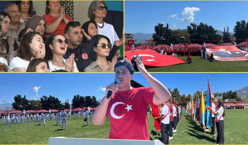 Antalya'da 19 Mayıs kutlamalarına yabancılar da katıldı!
