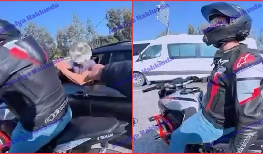 Antalya’da polisim dedi, dayak yedi! İşte o görüntüler