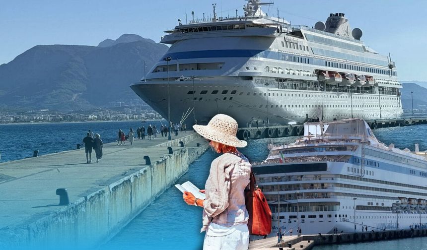 Antalya ve Türkiye'de kruvaziyerle nisanda gelen turist sayısı ilk 3 ayı geride bıraktı!