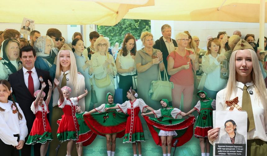 Turizmin başkenti Antalya'da Rusya’nın Zafer Bayramı kutlandı!