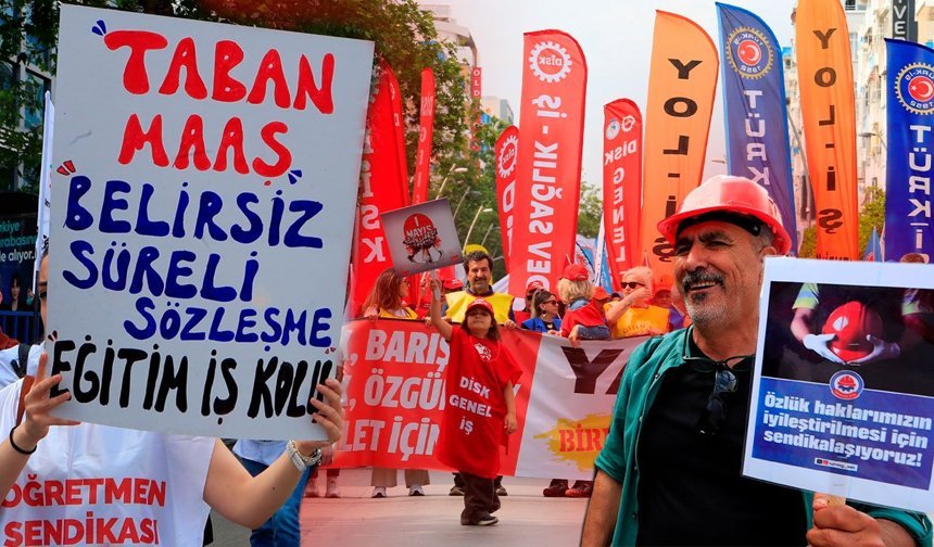 Antalya'da 1 Mayıs coşkuyla kutlandı: Emekçiler Cumhuriyet Meydanı'na yürüdü!