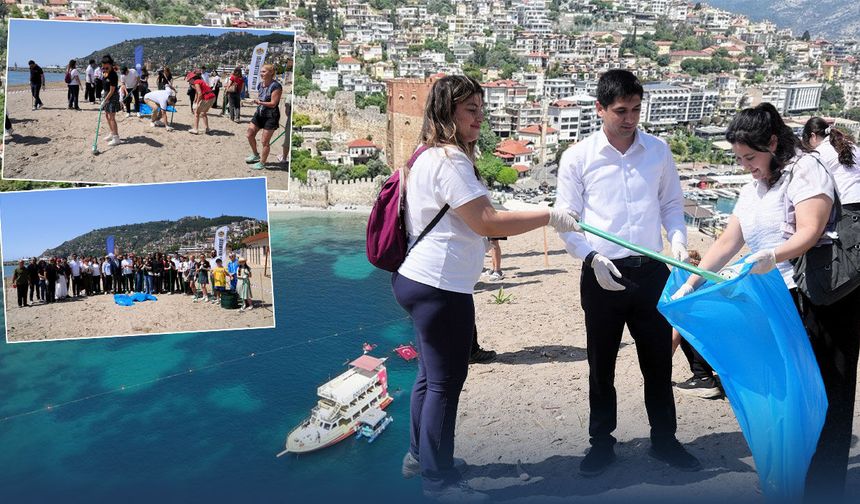 Alanya’da “Dip Deniz Tertemiz” seferberliği: Kıyılar ve deniz dibi temizlendi!