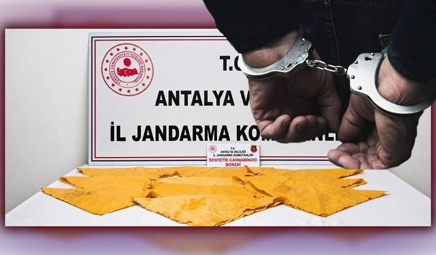 Antalya'da uyuşturucu operasyonu!