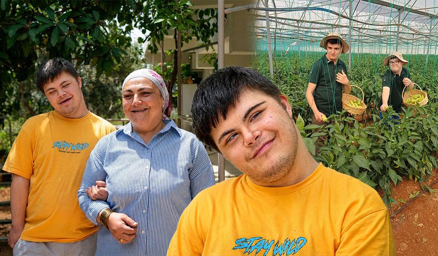 Antalya'da Down sendromlu oğlu için mücadele ediyor: "En büyük hayalim Emir'in ayakta durması"