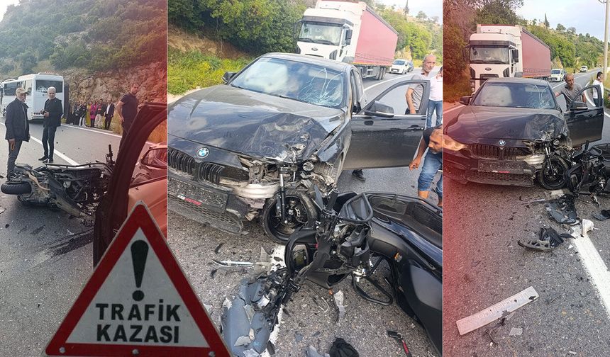 Antalya'da feci trafik kazası: Sürücüler yaralandı!