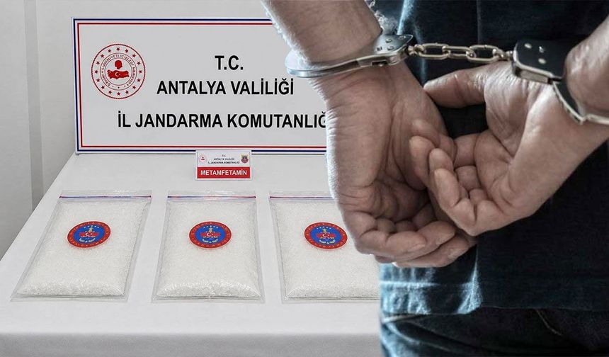 Antalya'da uyuşturucu operasyonu:  2 şüpheli tutuklandı!
