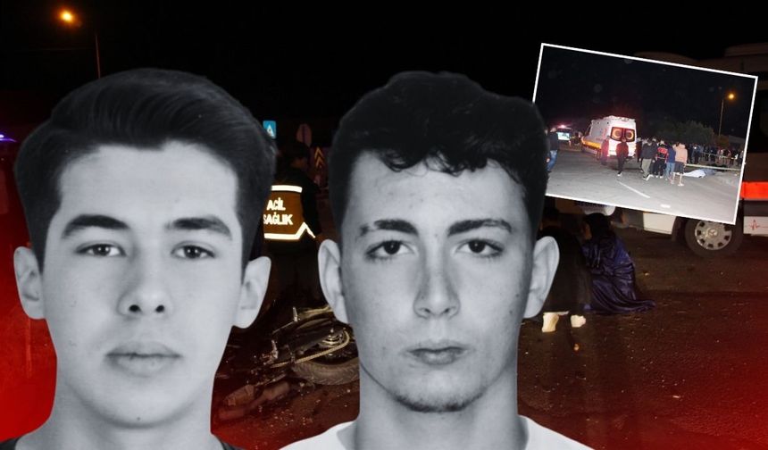 Antalya'da feci kaza! Çöp kamyonuna çarpan 2 genç hayattan koptu!