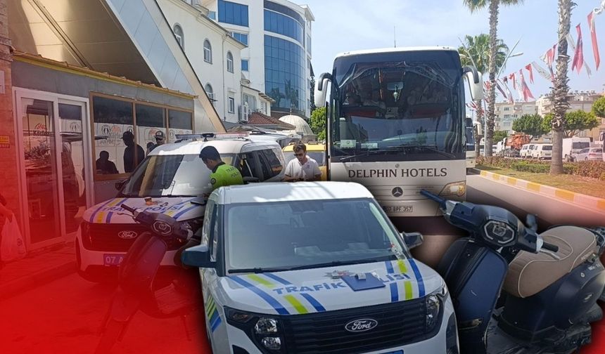 Antalya'da polisten kaçarken servet değerinde ceza yedi!