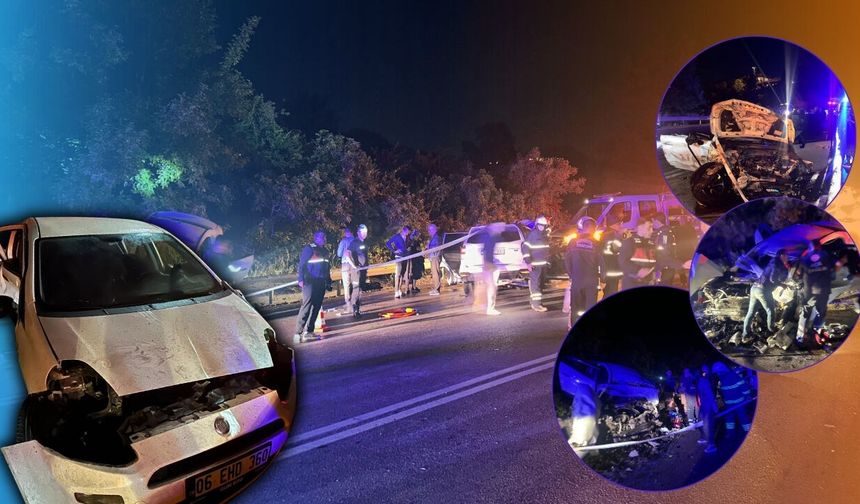 Antalya yolunda katliam gibi kaza! 4 araç çarpıştı, 3 ölü, 6 yaralı